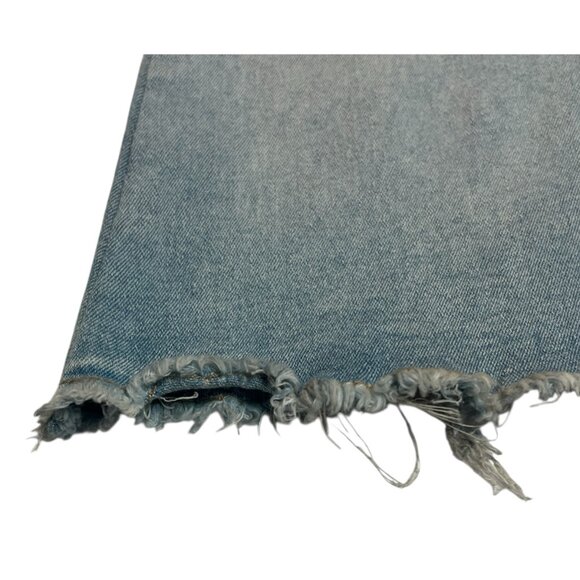 Almost Famous Crave Fame ultra high rise flared patchwork jeans junior’s 13 - Picture 9 of 13